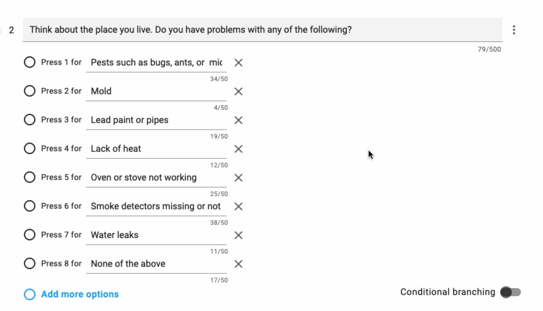 Survey 4 landing